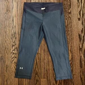Navy capri leggings underarmour